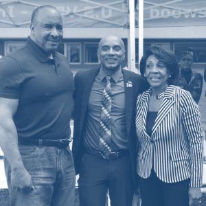 James Butts Jr., Maxine Waters and Alex Monteiro -1